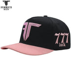 FERRETI HATS PREMIUM FT208 Mr. FT Pink Baseball Cap for Men - OriginalWestern.com