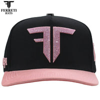 FERRETI HATS PREMIUM FT208 Mr. FT Pink Baseball Cap for Men - OriginalWestern.com