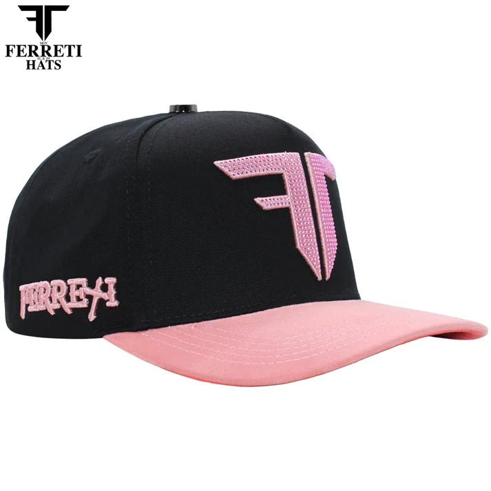 FERRETI HATS PREMIUM FT208 Mr. FT Pink Baseball Cap for Men - OriginalWestern.com