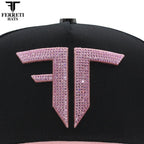 FERRETI HATS PREMIUM FT208 Mr. FT Pink Baseball Cap for Men - OriginalWestern.com