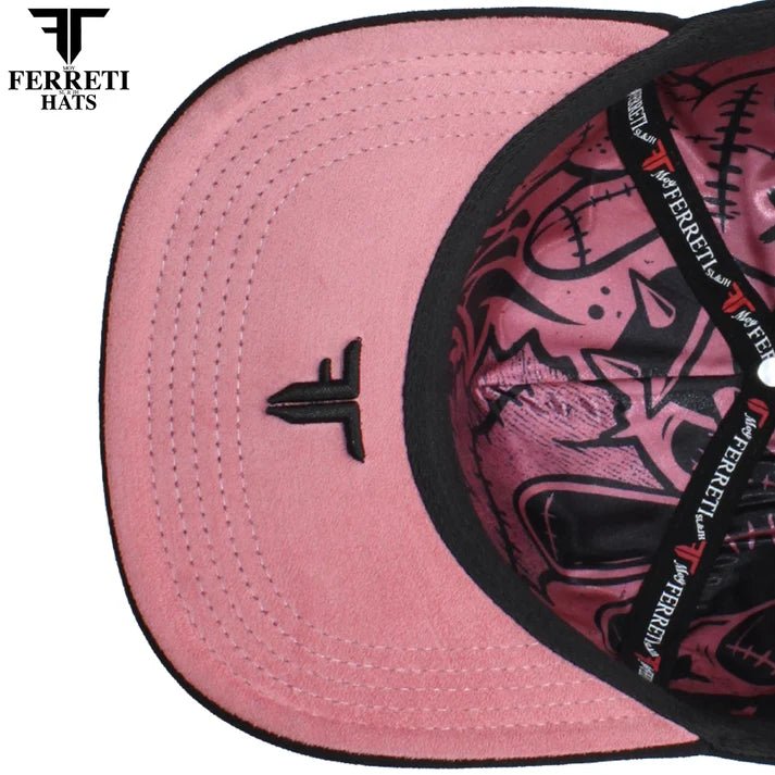 FERRETI HATS PREMIUM FT210 Wild Rabbit Black Baseball Cap for Men - Black - OriginalWestern.com