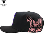 FERRETI HATS PREMIUM FT210 Wild Rabbit Black Baseball Cap for Men - Black - OriginalWestern.com