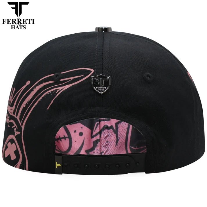FERRETI HATS PREMIUM FT210 Wild Rabbit Black Baseball Cap for Men - Black - OriginalWestern.com