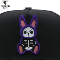 FERRETI HATS PREMIUM FT210 Wild Rabbit Black Baseball Cap for Men - Black - OriginalWestern.com