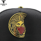 FERRETI HATS PREMIUM FT211 King of Gold Baseball Cap for Men - Black - OriginalWestern.com