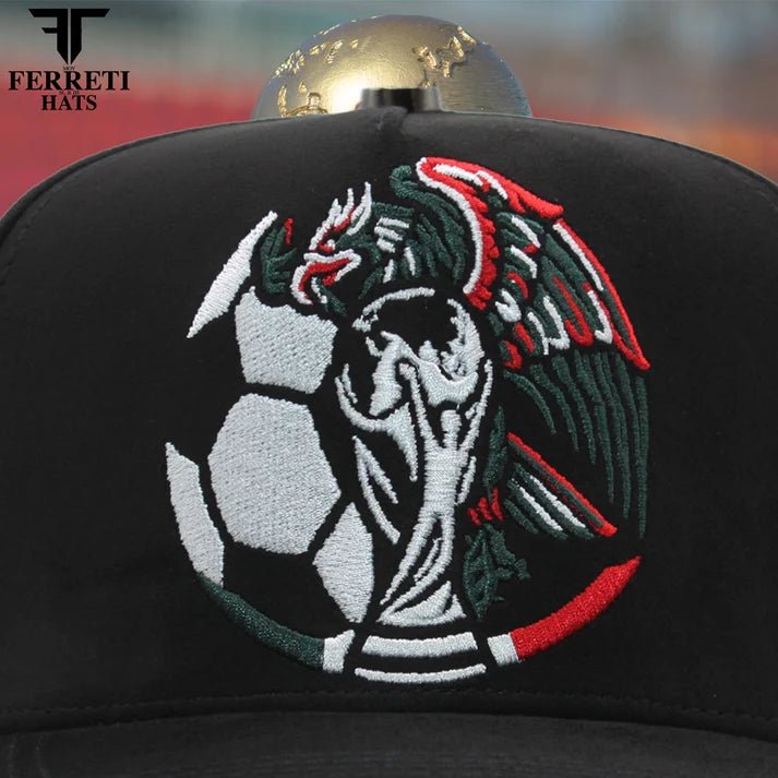 FERRETI HATS PREMIUM FT212 La Copa Baseball Cap For Men - Black - OriginalWestern.com