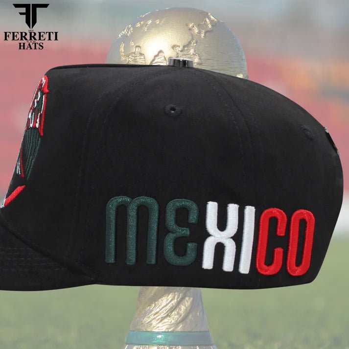 FERRETI HATS PREMIUM FT212 La Copa Baseball Cap For Men - Black - OriginalWestern.com