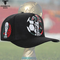FERRETI HATS PREMIUM FT212 La Copa Baseball Cap For Men - Black - OriginalWestern.com