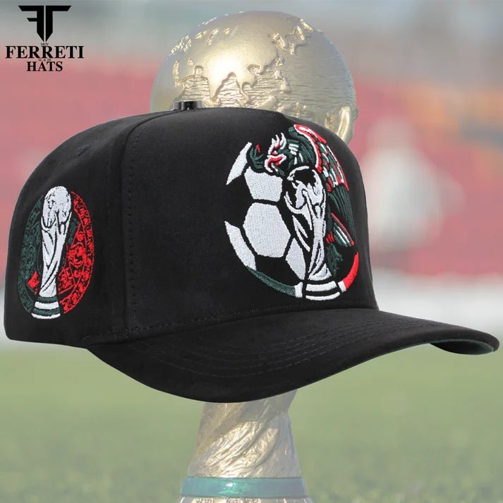 FERRETI HATS PREMIUM FT212 La Copa Baseball Cap For Men - Black - OriginalWestern.com