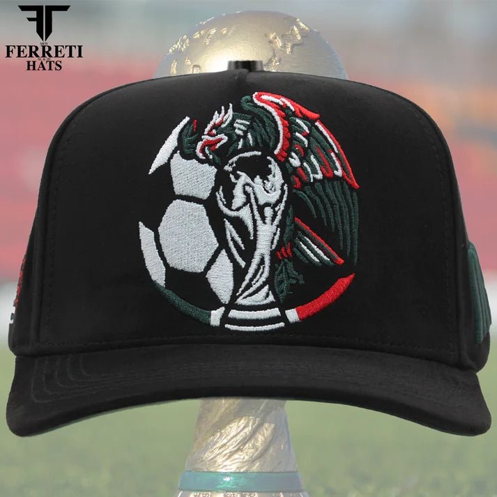FERRETI HATS PREMIUM FT212 La Copa Baseball Cap For Men - Black - OriginalWestern.com
