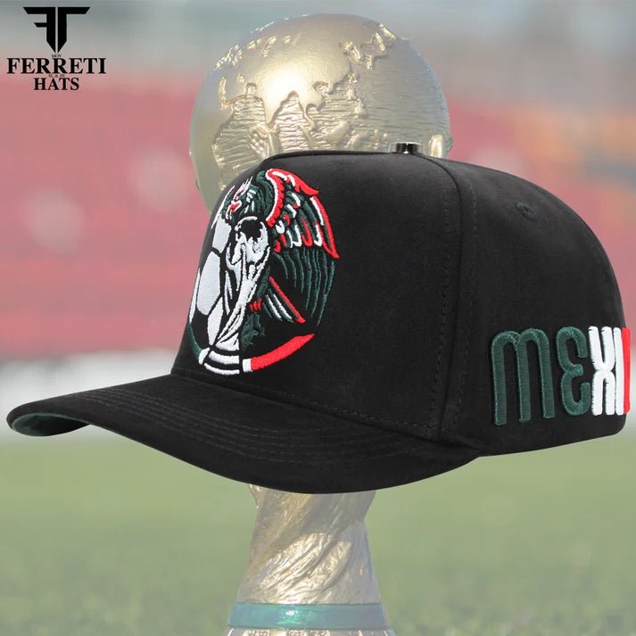 FERRETI HATS PREMIUM FT212 La Copa Baseball Cap For Men - Black - OriginalWestern.com