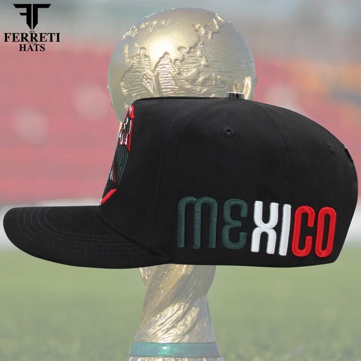 FERRETI HATS PREMIUM FT212 La Copa Baseball Cap For Men - Black - OriginalWestern.com