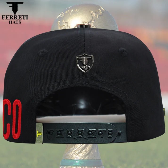 FERRETI HATS PREMIUM FT212 La Copa Baseball Cap For Men - Black - OriginalWestern.com