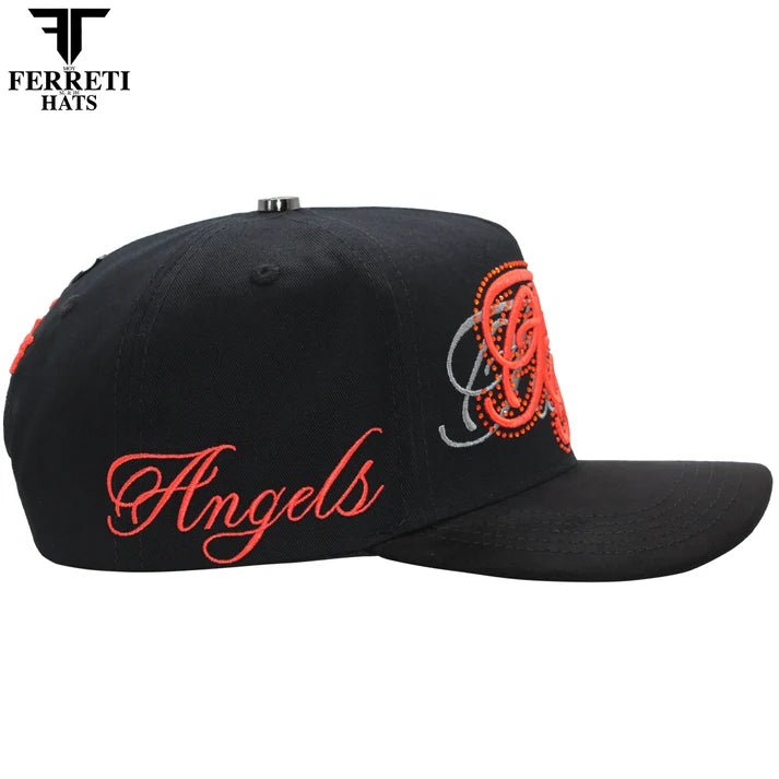 FERRETI HATS PREMIUM FT217 Angels On Hell Baseball Cap For Men - Black - OriginalWestern.com