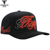 FERRETI HATS PREMIUM FT217 Angels On Hell Baseball Cap For Men - Black - OriginalWestern.com