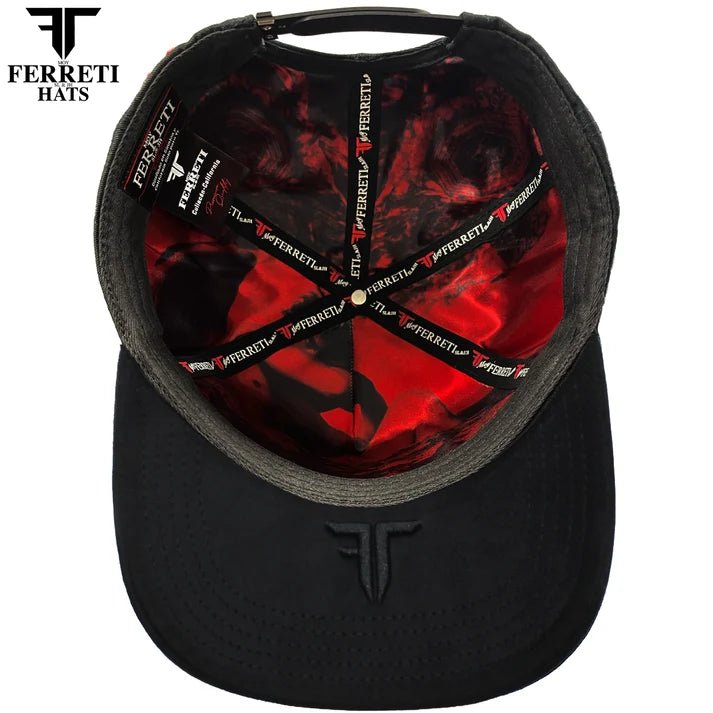FERRETI HATS PREMIUM FT217 Angels On Hell Baseball Cap For Men - Black - OriginalWestern.com