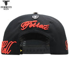 FERRETI HATS PREMIUM FT217 Angels On Hell Baseball Cap For Men - Black - OriginalWestern.com