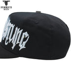 FERRETI HATS PREMIUM FT218 Hustling Black Baseball Cap For Men - Black - OriginalWestern.com