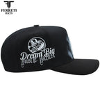 FERRETI HATS PREMIUM FT218 Hustling Black Baseball Cap For Men - Black - OriginalWestern.com