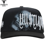 FERRETI HATS PREMIUM FT218 Hustling Black Baseball Cap For Men - Black - OriginalWestern.com
