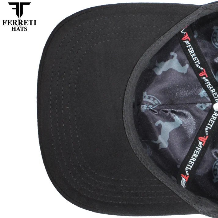 FERRETI HATS PREMIUM FT219 Ranch Life Baseball Cap For Men - Black - OriginalWestern.com
