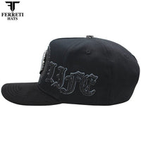 FERRETI HATS PREMIUM FT219 Ranch Life Baseball Cap For Men - Black - OriginalWestern.com