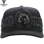 FERRETI HATS PREMIUM FT219 Ranch Life Baseball Cap For Men - Black - OriginalWestern.com