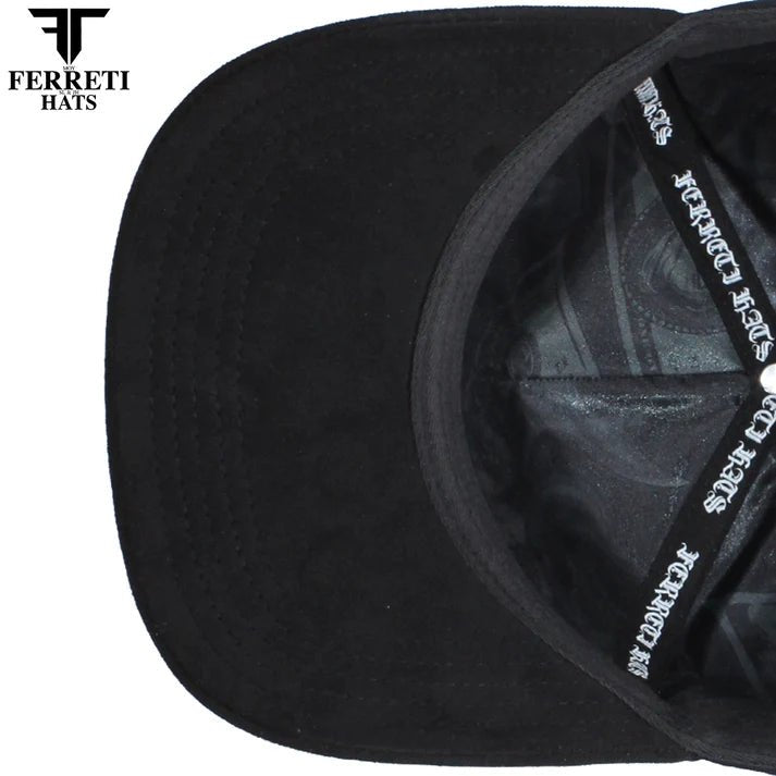 FERRETI HATS PREMIUM FT229 Money Baseball Cap For Men - Black - OriginalWestern.com