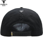 FERRETI HATS PREMIUM FT229 Money Baseball Cap For Men - Black - OriginalWestern.com