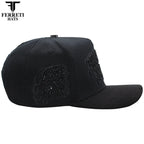 FERRETI HATS PREMIUM FT229 Money Baseball Cap For Men - Black - OriginalWestern.com