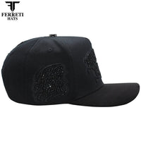 FERRETI HATS PREMIUM FT229 Money Baseball Cap For Men - Black - OriginalWestern.com