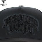 FERRETI HATS PREMIUM FT229 Money Baseball Cap For Men - Black - OriginalWestern.com
