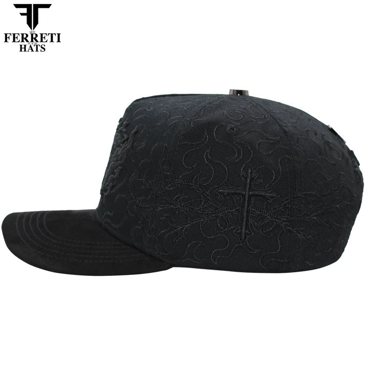 FERRETI HATS PREMIUM FT230 Halloween Baseball Cap for Men - Black - OriginalWestern.com
