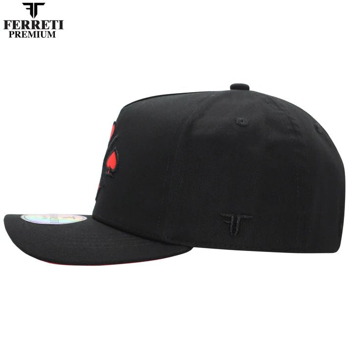 FERRETI HATS PREMIUM FT31 4 Aces - Black - OriginalWestern.com