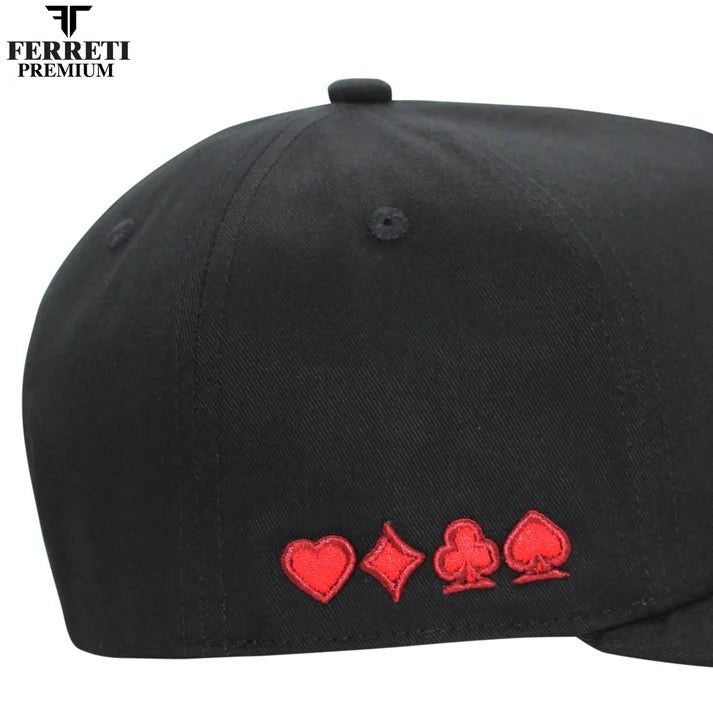 FERRETI HATS PREMIUM FT31 4 Aces - Black - OriginalWestern.com