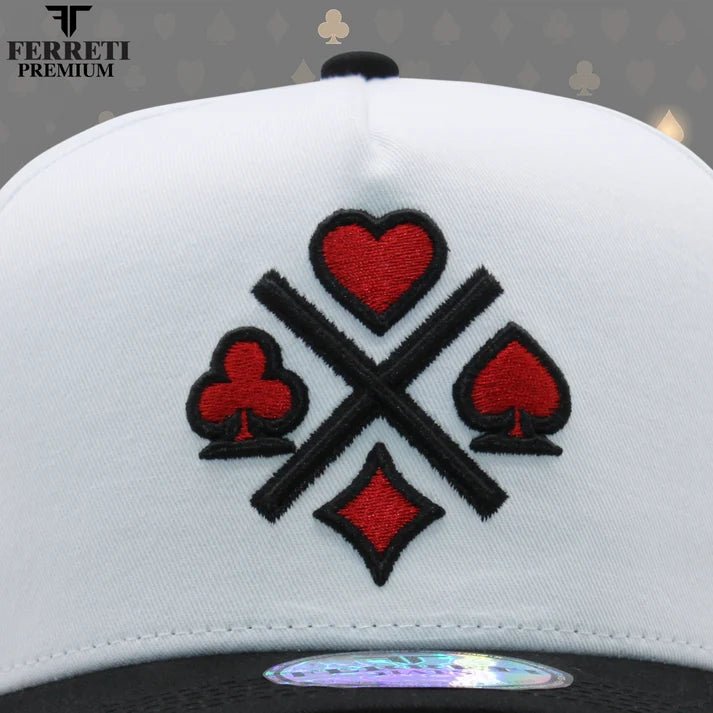 FERRETI HATS PREMIUM FT31 4 Aces - White - OriginalWestern.com