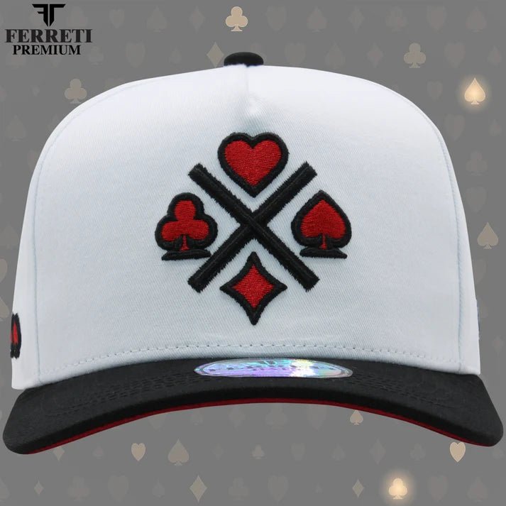 FERRETI HATS PREMIUM FT31 4 Aces - White - OriginalWestern.com