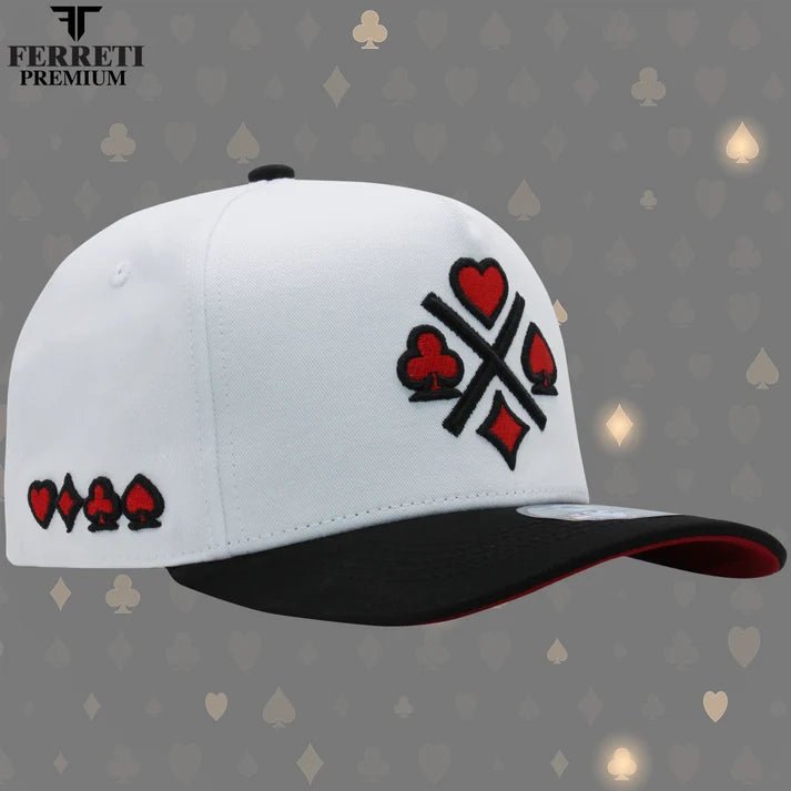 FERRETI HATS PREMIUM FT31 4 Aces - White - OriginalWestern.com