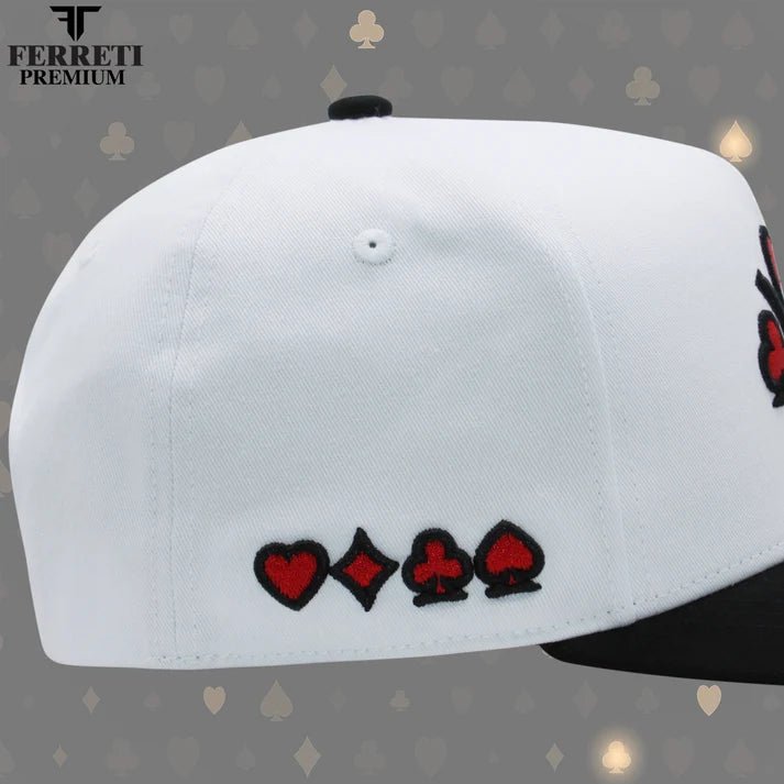 FERRETI HATS PREMIUM FT31 4 Aces - White - OriginalWestern.com