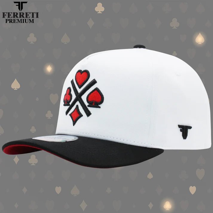 FERRETI HATS PREMIUM FT31 4 Aces - White - OriginalWestern.com