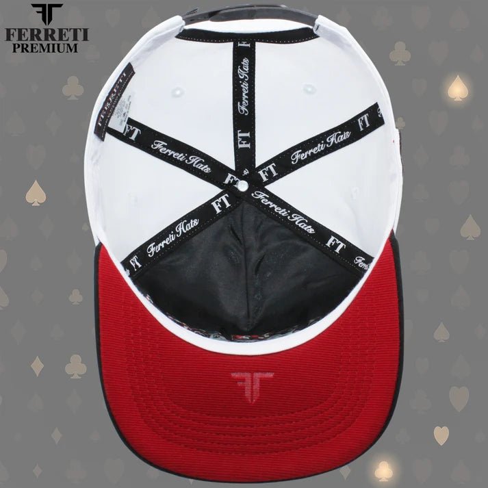 FERRETI HATS PREMIUM FT31 4 Aces - White - OriginalWestern.com