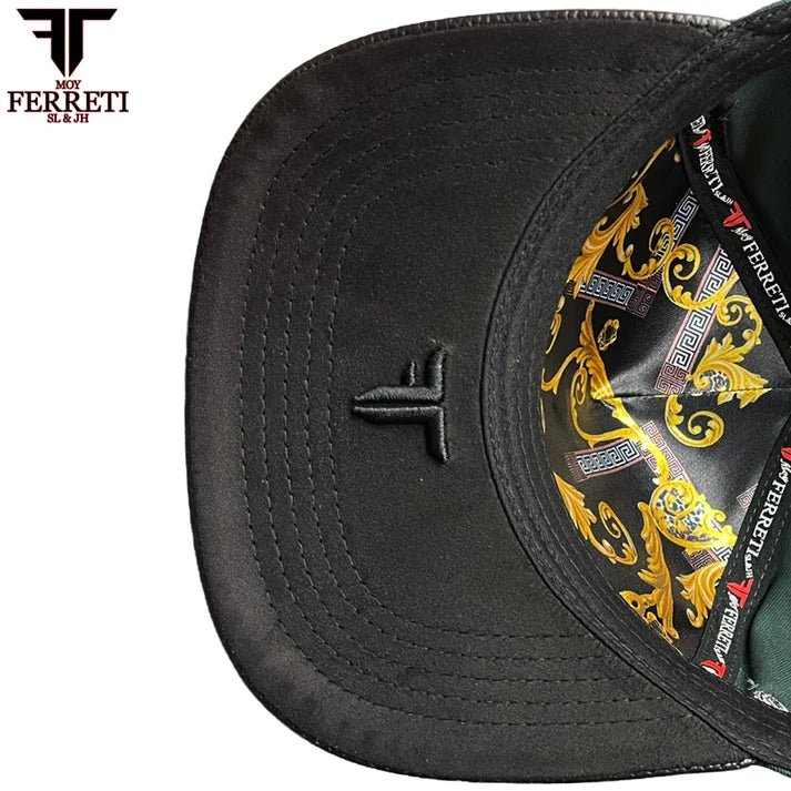 FERRETI HATS PREMIUM FT83 Mr. Gallo Baseball Cap for Men - Green - OriginalWestern.com