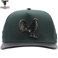 FERRETI HATS PREMIUM FT83 Mr. Gallo Baseball Cap for Men - Green - OriginalWestern.com