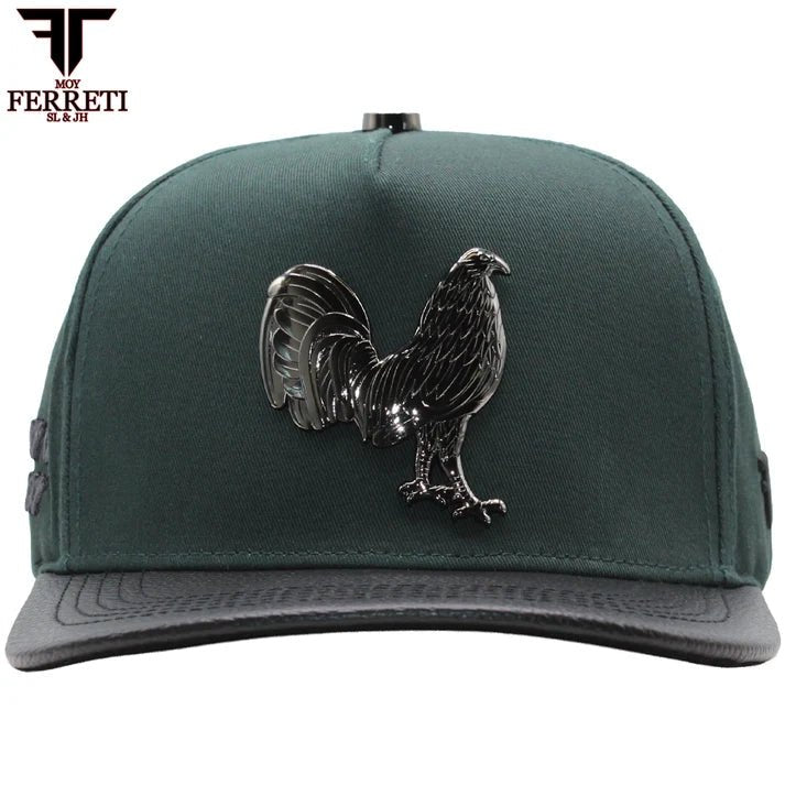 FERRETI HATS PREMIUM FT83 Mr. Gallo Baseball Cap for Men - Green - OriginalWestern.com