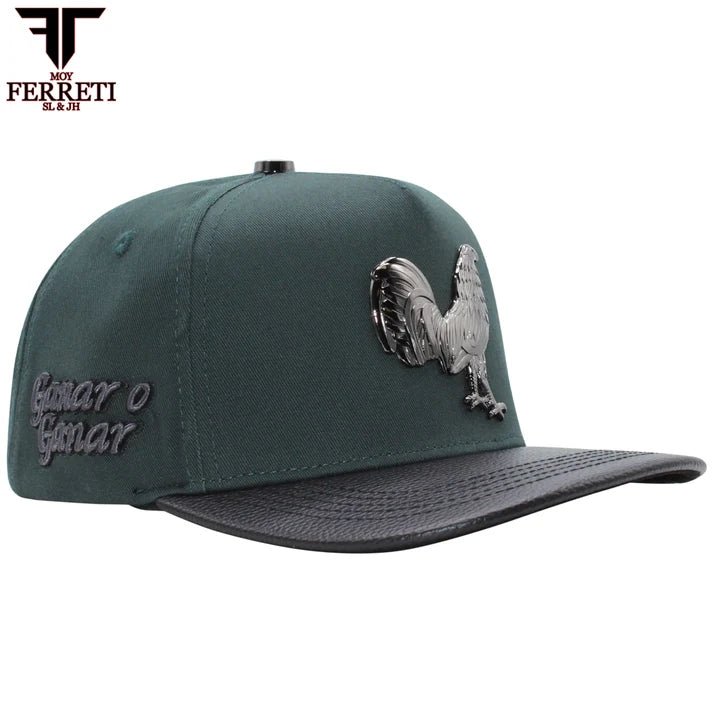 FERRETI HATS PREMIUM FT83 Mr. Gallo Baseball Cap for Men - Green - OriginalWestern.com
