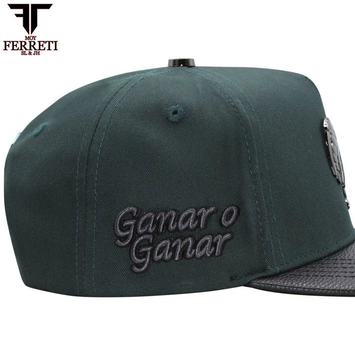 FERRETI HATS PREMIUM FT83 Mr. Gallo Baseball Cap for Men - Green - OriginalWestern.com