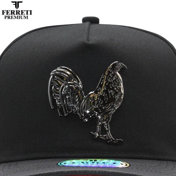 Ferreti Hats PREMIUM FT83 Mr. Gallo Cap - Black - OriginalWestern.com