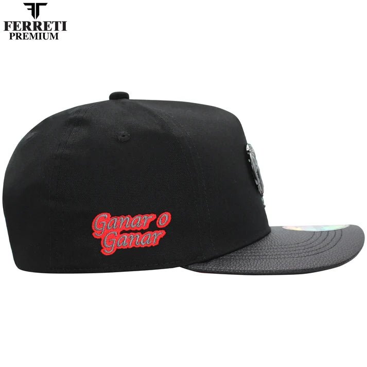 Ferreti Hats PREMIUM FT83 Mr. Gallo Cap - Black - OriginalWestern.com