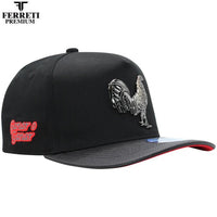 Ferreti Hats PREMIUM FT83 Mr. Gallo Cap - Black - OriginalWestern.com