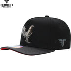 Ferreti Hats PREMIUM FT83 Mr. Gallo Cap - Black - OriginalWestern.com